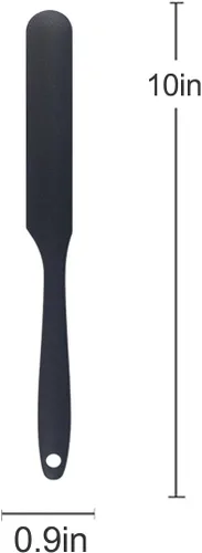 Vista 2 de Espátula de silicona, utensilios de cocina para hornear Espátula para tarro Paquete de 1 unidad