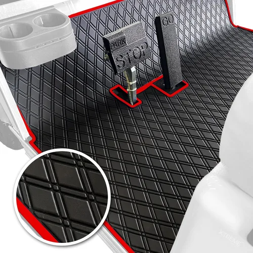 Vista 10 de Xtreme Mats Club Car DS - Tapete para carrito de golf, cobertura completa, para modelos Club Car DS (1982-2013) y Villager (1982-2018), color negro