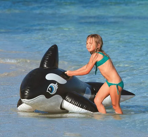 Vista 4 de Ballena Flotador Para Niños 76x47