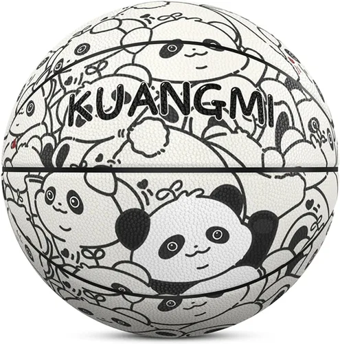 Vista 8 de Kuangmi Baloncesto para niños, tamaño juvenil 5 (27.5 pulgadas), tamaño infantil 4 (25.5 pulgadas), para niños y niñas, para interiores