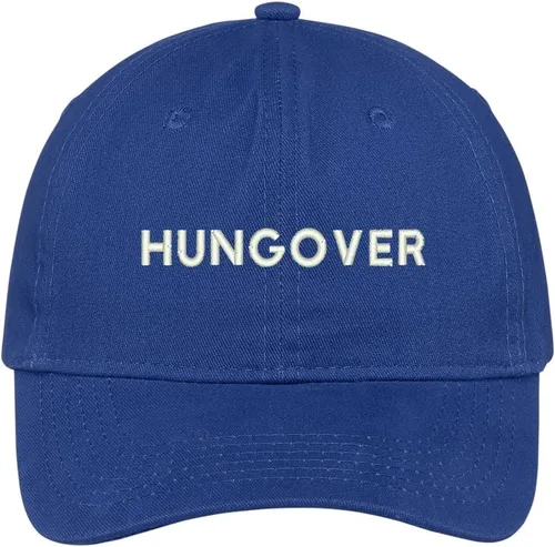 Vista 7 de Trendy Apparel Shop Hungover Embroidered Brushed Cotton Adjustable Cap Dad Hat