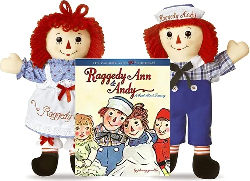 Vista 5 de Paquete de 2 muñecas Aurora - 12 pulgadas Raggedy Ann & Raggedy Andy