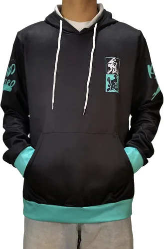 Vista 6 de TIMMOR MAGIC Sudadera con capucha de anime Slayer para hombre y mujer, sudadera con capucha impresa en 3D.