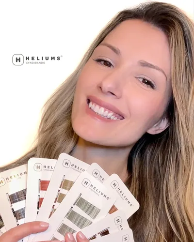 Vista 7 de Minihorquillas Heliums - Rubio Ceniza - Paquete de 40, horquillas pequeñas de 1.5 pulgadas para cabello fino y niños