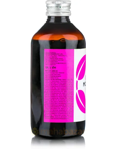 Vista 2 de Charak Ayurvedic M2 Tone Syrup (200 ML) by Exportmall