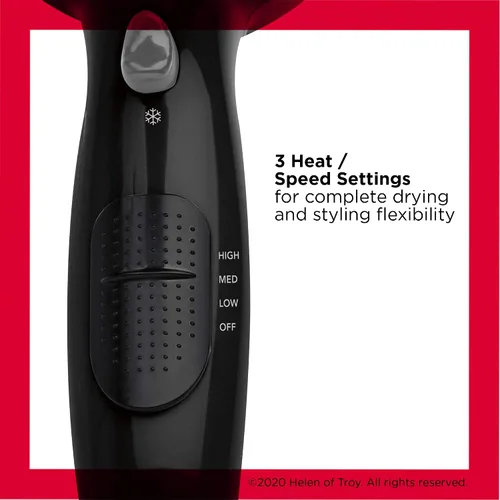 Vista 2 de Revlon Secador de pelo ligero 1875W Para un peinado suave y fácil (negro)