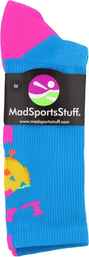Vista 2 de MadSportsStuff LAX Chick Lacrosse Athletic Crew Socks