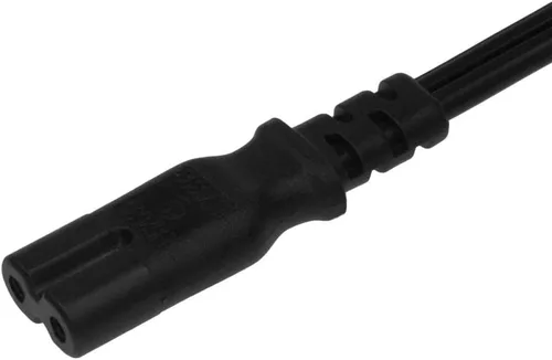 Vista 3 de SF Cable, NEMA 1-15P a C7, 18/2 SPT-2 de 15 pies (10 A 125 V)