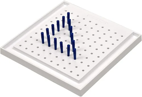 Vista 2 de SP Ableware 718280000 Peg-It Pegboard Herramienta terapéutica y modalidad terapéutica portátil para habilidades motoras/perceptivas motoras