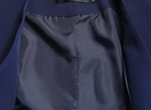 Vista 4 de Foucome Traje de vestir formal de negocios ajustado regular para mujer, chaleco con botones