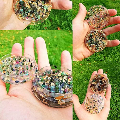 Vista 6 de Moldes de silicona de 5 piezas – Cenicero grande y molinillo de resina con picos y almacenamiento eficientes