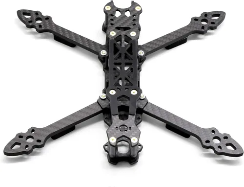 Vista 6 de 225 mm. FPV Racing Drone Marco de fibra de carbono 5" cuadracóptero Kit de marco Freestyle con correa para la batería Lipo