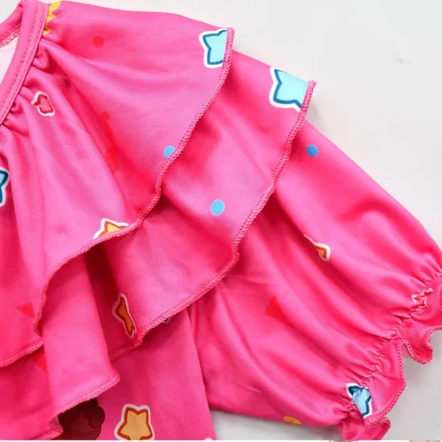 Vista 6 de Vestido de princesa para niñas con dibujos animados de película de panda, ropa de juego