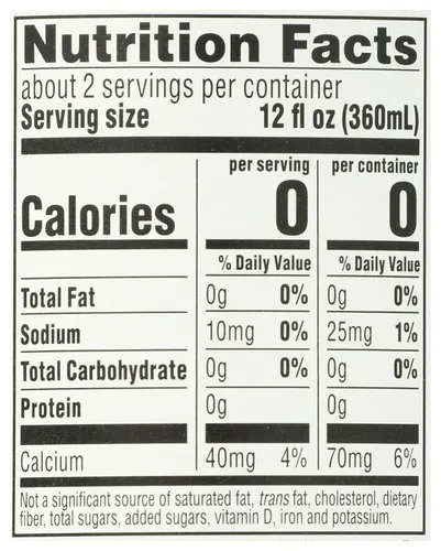 Vista 4 de WHOLE FOODS MARKET Agua mineral con gas italiana cítrica orgánica, 25.3 FZ