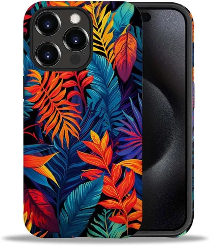 Vista 22 de CARLOCA Funda compatible con iPhone 15 Pro Max, funda protectora de gato en A para iPhone 15 Pro Max, TPU suave + PC duro 2 en 1, funda protectora