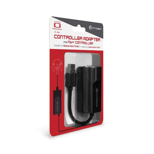 Vista 2 de Hyperkin Adaptador de controlador para controlador N64 compatible con Nintendo Switch/PC