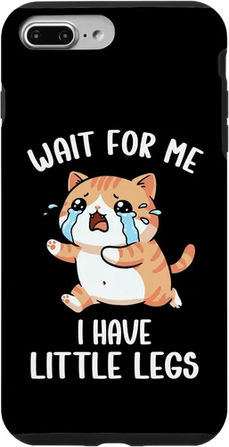 Vista 12 de Funny Short Legs Cat Meme Wait for Me, I Have Little Legs Case for iPhone 17