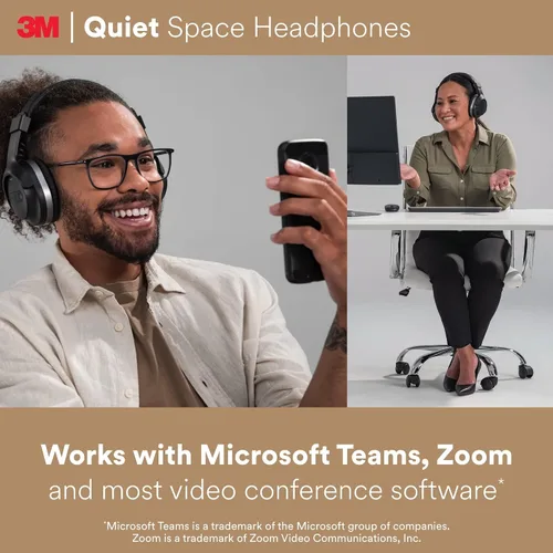 Vista 3 de 9.8 ft QUIETSPSIOC Quiet Space - Auriculares, color negro