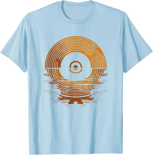Vista 75 de Vinyl LP Records - Camiseta de vinilo Sunset Negro