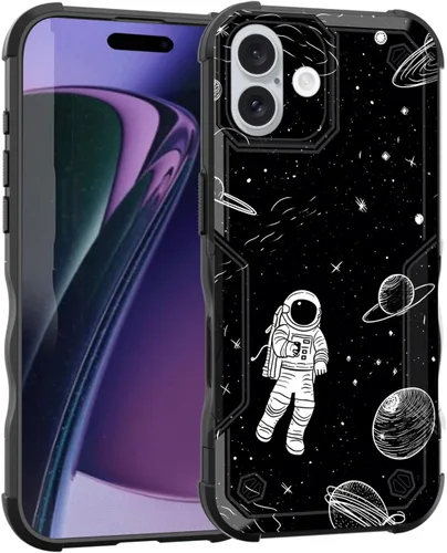 Vista 157 de Funda para iPhone Air, [doble capa] [protección contra caídas de grado militar de 10 pies] Funda resistente a prueba de golpes para iPhone Air