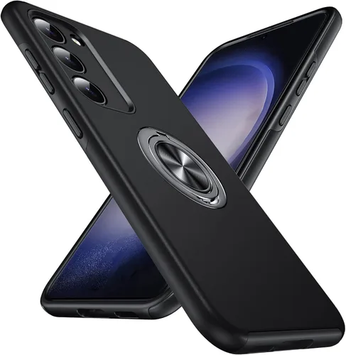 Vista 54 de Anqrp Funda para Samsung Galaxy A53 con soporte de anillo, color negro