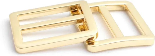Vista 9 de Ganchos giratorios de metal con anillos en D y hebillas deslizantes para bolso arcoíris Tri-Glides..