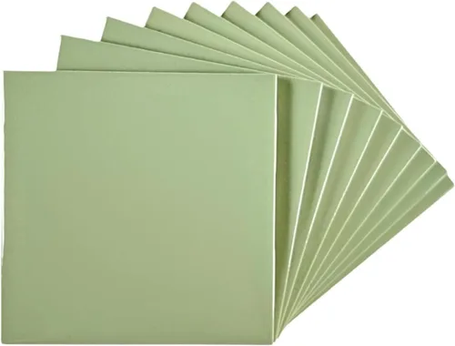 Vista 11 de Tenedos - Caja de 10 piezas para azulejos de cerámica brillantes de 4 1/4 pulgadas, para pared de baño y cocina, acabado brillante, aspecto clásico