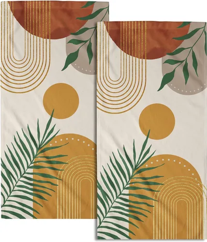 Vista 23 de Giwawa Juego de 2 toallas de mano con diseño de camión americano del 4 de julio, toallas de baño para el Día de la Independencia, suaves
