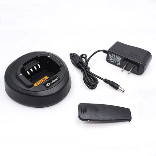 Vista 4 de Cargador rápido compatible con Motorola CP185 CP100D CP476 CP477 CP1300 CP1600 CP1660 EP350 P140 P145 P160 Radio PMNN4476A PMNN4081AR PMNN4080
