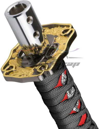 Vista 3 de EZAUTOWRAP Espada Samurai 5.9 pulgadas., 10cm, Negro Rojo