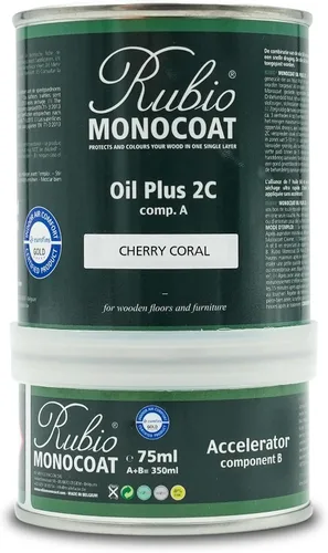 Vista 148 de Rubio Monocoat Tinte y acabado para madera de 650 pies cuadrados - Niebla 5% Oil Plus 2C Aceite de linaza ecológico de secado rápido