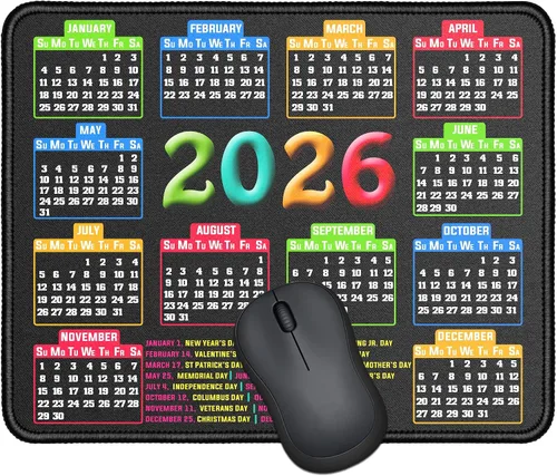 Vista 9 de Alfombrilla de mouse con borde cosido, alfombrilla de mouse para computadora con base de goma antideslizante, alfombrillas de mouse para computadora