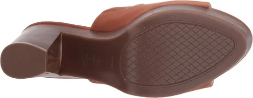Vista 4 de Jessica Simpson Shelbie - Sandalias de tacón con plataforma para mujer, Caramelo