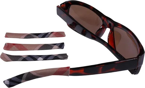 Vista 4 de Las fundas suaves con punta de patilla añaden color y diseños a los brazos de las gafas de sol - Paquete de dos