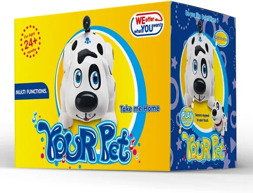 Vista 8 de Perro electrónico Harry responde al tacto con divertidos movimientos de cachorro, búsqueda, canciones y sonidos de perros.