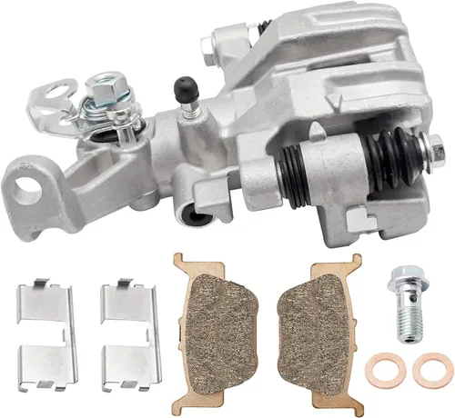 Vista 3 de Pinza de freno trasera y pastillas de freno sinterizadas para Honda Rancher 420 Rubicon 500 520 Rincon 650 680 Pioneer 500 520 700, OEM #