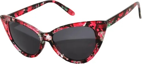 Vista 51 de OWL Gafas de sol Cateye para mujer, diseño retro clásico vintage con alas altas