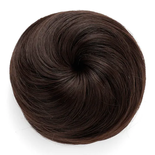 Vista 28 de Onedor Extensión de Cabello Fibra Sintética Chignon Donut Moño Peluca (10)