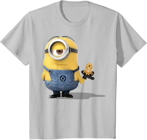 Vista 29 de Camiseta Despicable Me Minions Holding A Ginger Bread Minion Retrato Pequeña