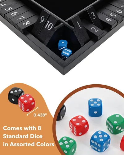 Vista 4 de WE Games Juego de mesa personalizado para 4 jugadores, 8.5 pulgadas, tinte negro, regalos personalizados para novio, regalos de inauguración