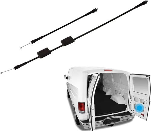 Vista 8 de Cable de pestillo de puerta de carga del lado izquierdo trasero compatible con Ford E150 E250 E350 E450 reemplaza 924-352 8C2Z15431A03A
