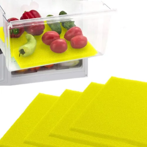 Vista 8 de Dualplex® Revestimiento extensor de vida de frutas y verduras para cajones de refrigerador, 12 x 15 pulgadas (paquete de 4) – Extiende la vida útil