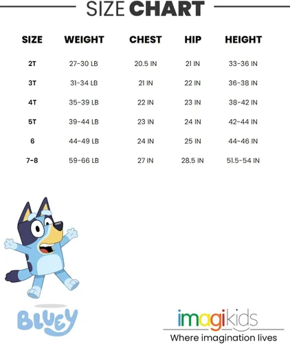 Vista 5 de Bluey Vestido de bingo para niñas pequeñas a niños pequeños