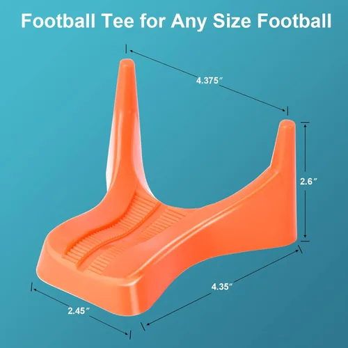Vista 2 de Eastgoing 6 piezas de camiseta de fútbol estilo patada, soporte de exhibición de fútbol compatible con todos los tamaños de pelota, soporte