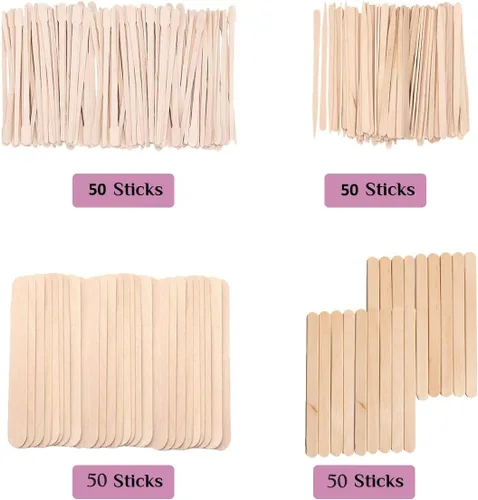 Vista 3 de Mibly Barras y tiras de cera surtidas (paquete de 200 barras de cera surtidas)