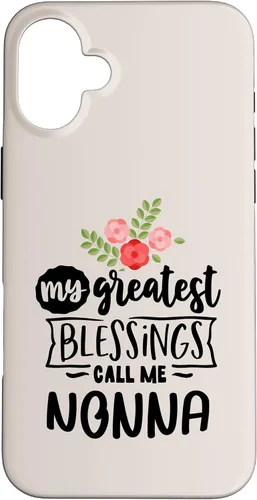 Vista 23 de My Greatest Blessings Call Me Nonna Italian Grandma Women Case for iPhone 17