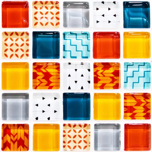 Vista 5 de Pegatinas de Azulejos Estilo Azulejo Español Portugués Despegar y Pegar para Salpicadero Juego de 16 piezas (3.9_10)