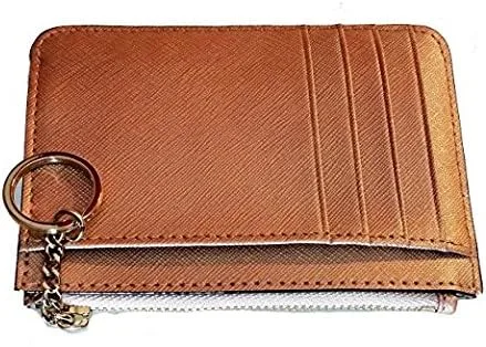 Vista 4 de Kate Spade New York Laurel Way Bitsy - Estuche para tarjetas con llavero color oro rosa, Oro rosado