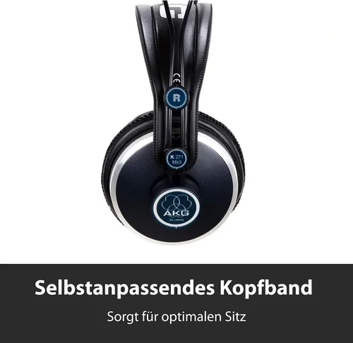 Vista 4 de AKG Pro Audio K271 MKII - Auriculares de estudio profesionales con espalda cerrada