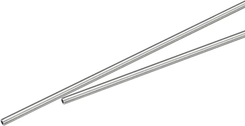 Vista 80 de Uxcell Tubo capilar de acero inoxidable 304, OD 0.4 mm x 0.1 mm de grosor de pared, 250 mm de longitud, tubo metálico para maquinaria industrial
